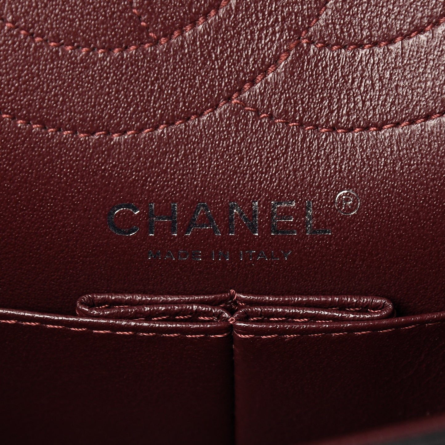Aged Calfskin Chevron Quilted 2.55 Reissue 225 Flap So Black