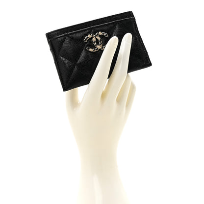 Chanel Caviar Quilted French New Wave Card Holder Black 2 of 9