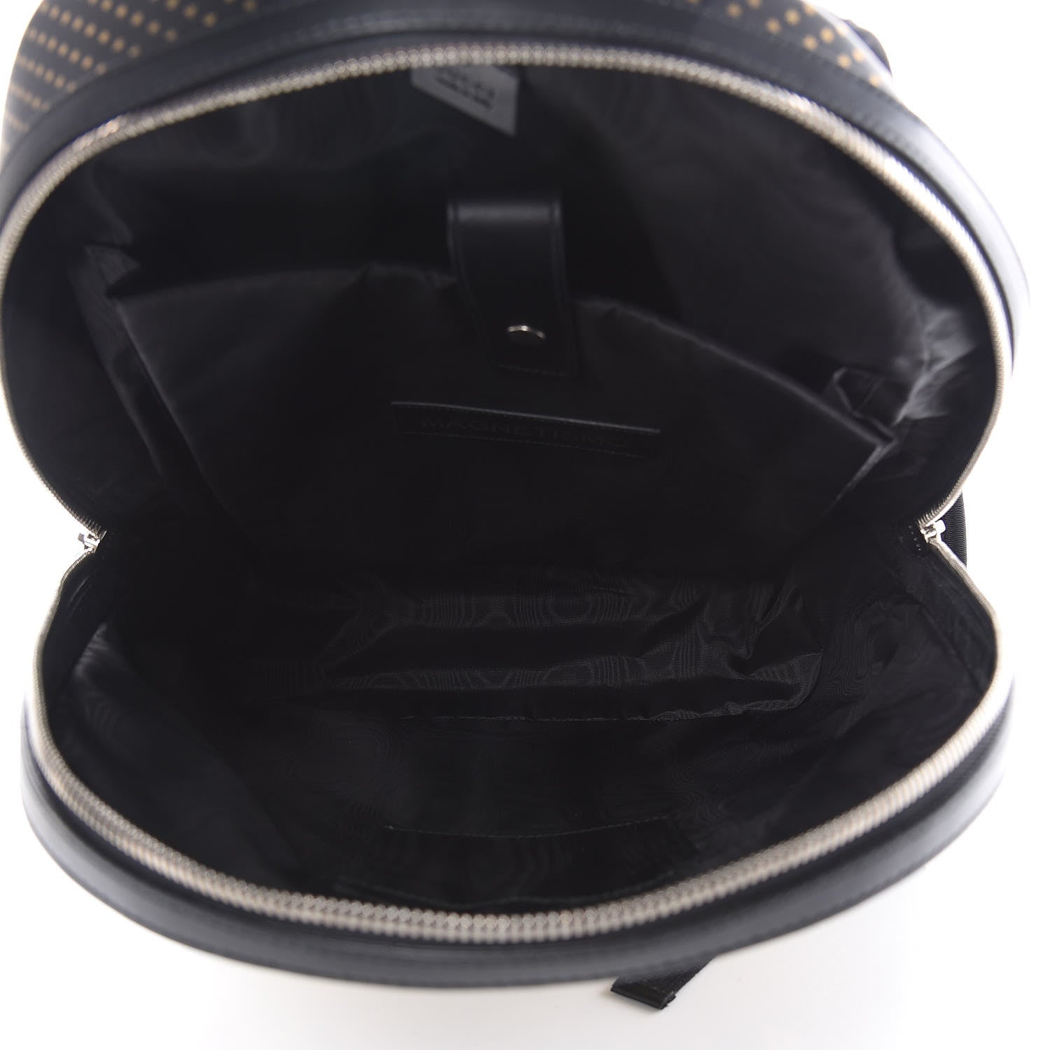 Gucci X SEGA Calfskin GUCCY Stars Dome Backpack Black Gold 5 of 10
