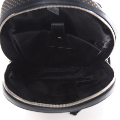 Gucci X SEGA Calfskin GUCCY Stars Dome Backpack Black Gold 5 of 10