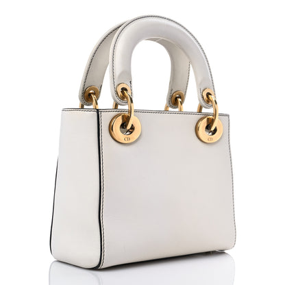 Christian Dior Calfskin Niki De Saint Phalle Love Medium Supple Lady Dior Off White 2 of 12