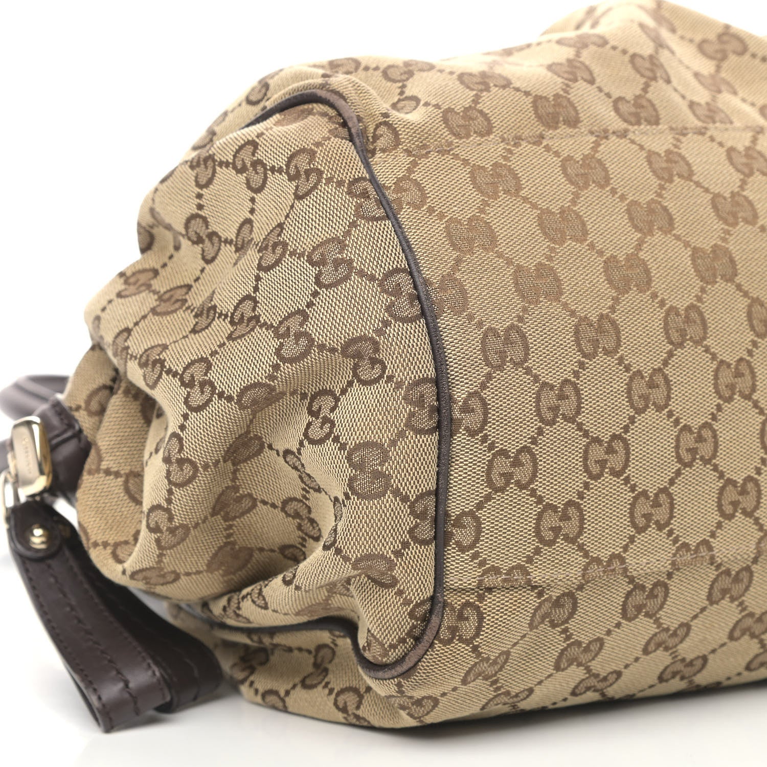 Gucci Monogram Medium Sukey Boston Bag Brown 8 of 20