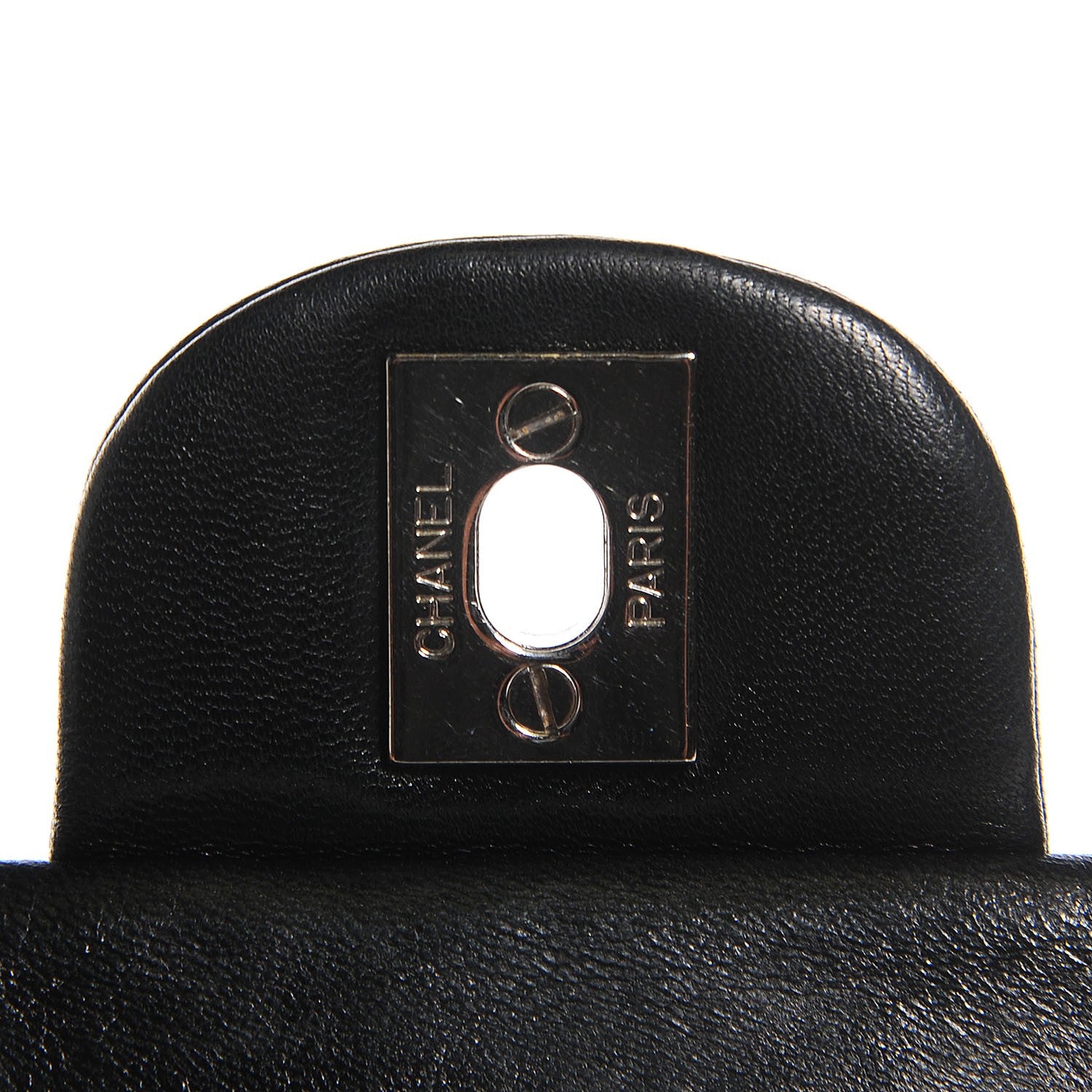Chanel Lambskin Quilted East West Flap Black 6 of 8