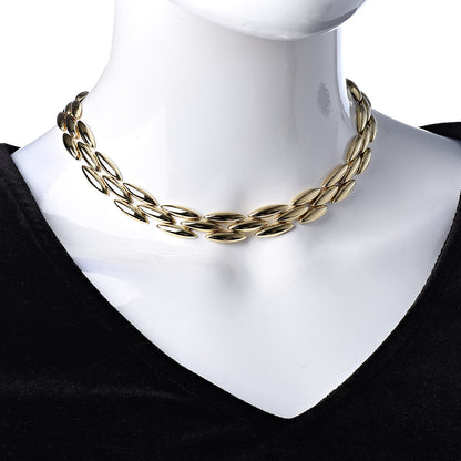 Cartier 18K Yellow Gold Gentiane Link Necklace 2 of 4