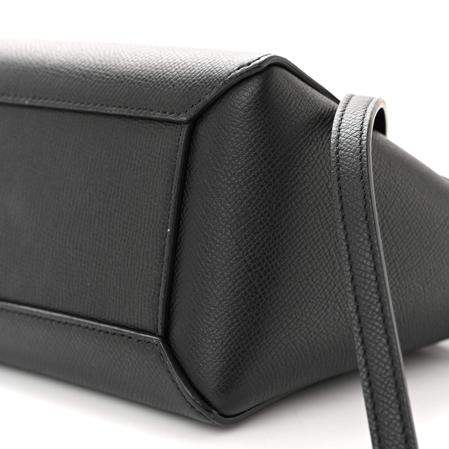 Celine Grained Calfskin Nano Belt Bag Black 9 of 9