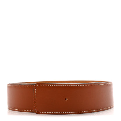 Hermes Box Epsom 42mm Belt Strap 95 38 Brique Sesame 1 of 7