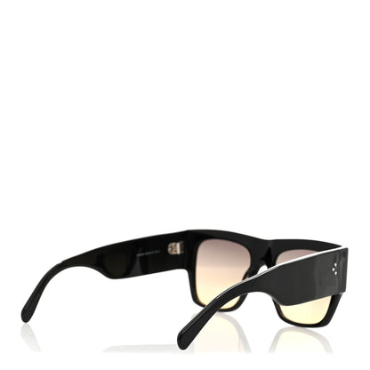 Celine Acetate Rectangular Sunglasses CL4056IN Black 4 of 7