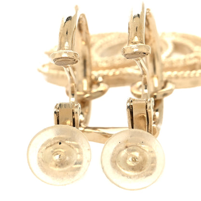 Chanel CC Dangle Clip On Earring Gold 3 of 4