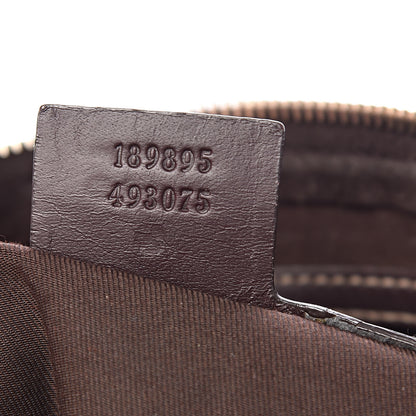 Gucci GG Plus Monogram Web Medium Joy Boston Dark Brown 7 of 14