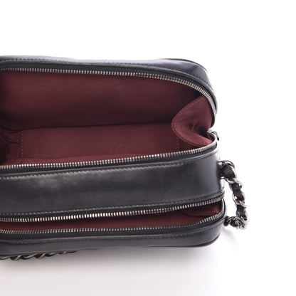 Chanel Lambskin Quilted Small Coco Boy Camera Case Black 6 of 9