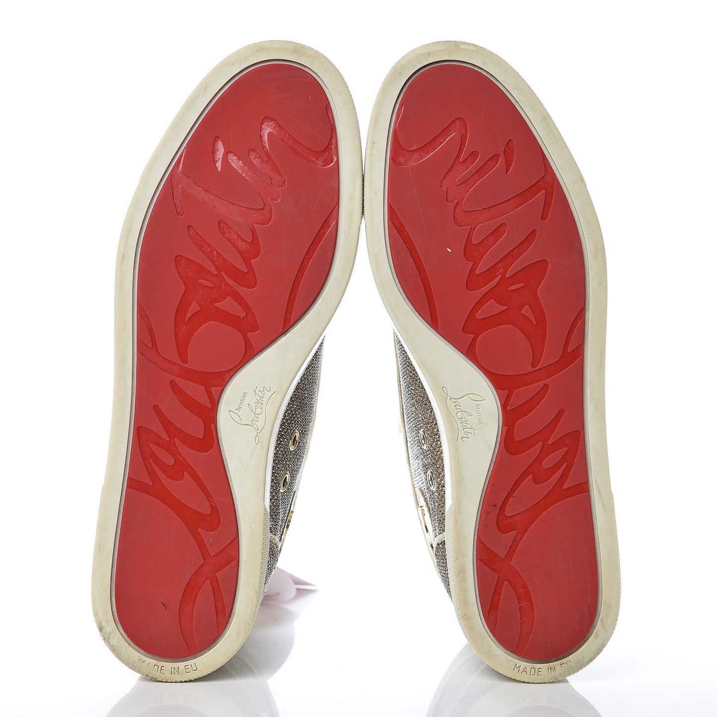 Metallic Lurex Womens Bip Bip Orlato Flat Sneakers 40 Gold