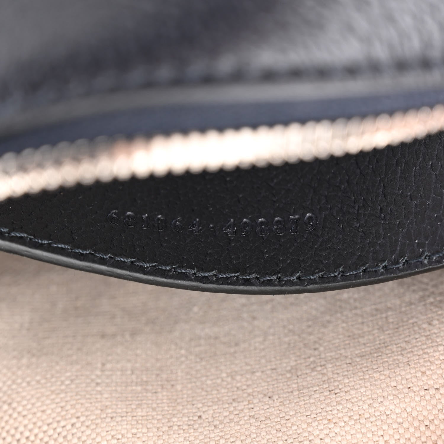 Gucci GG Supreme Monogram Textured Dollar Calfskin Web Small Ophidia Camera Bag Beige Blue 7 of 11