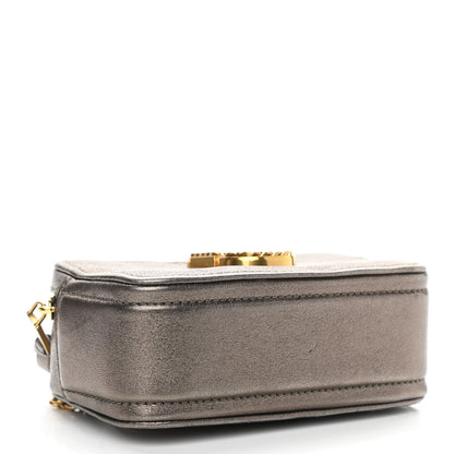 Marc Jacobs Metallic Grained Calfskin Glam Shot Crossbody Bronze 4 of 11