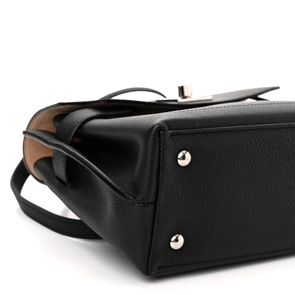 Louis Vuitton Calfskin Lockme Ever BB Black 8 of 10