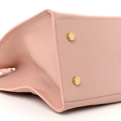 Saint Laurent Calfskin Monogram Small Cabas Pale Blush 9 of 17