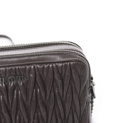 Miu Miu Matelasse Lux Camera Bag Fumo 14 of 14