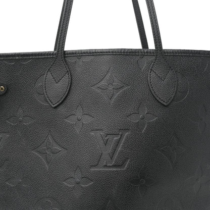 Louis Vuitton Empreinte Monogram Giant Neverfull MM Black 7 of 9