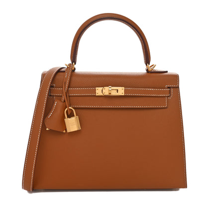 Hermes Epsom Kelly Sellier 25 Gold 1 of 11