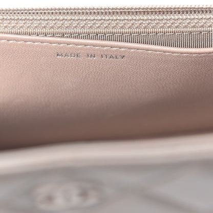 Chanel Lambskin Quilted Wallet on Chain WOC Taupe 7 of 15