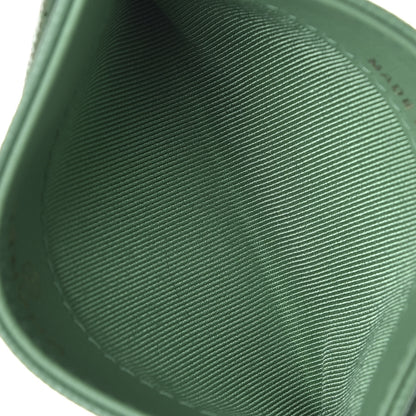 Chanel Caviar Quilted Card Holder Green 5 of 9