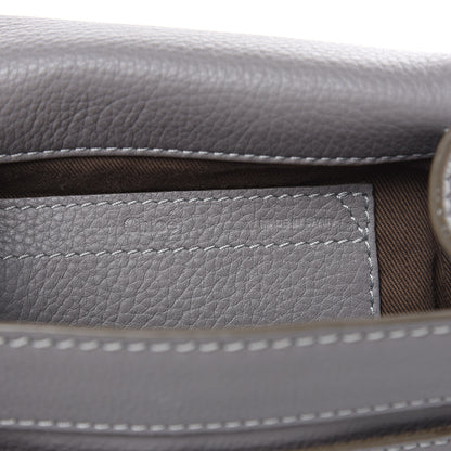 Chloe Calfskin Mini Marcie Round Crossbody Bag Cashmere Grey 6 of 13
