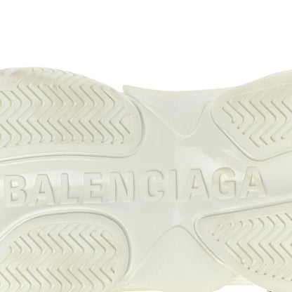 Balenciaga Technical Fabric Allover Logo Mens Triple S Sneakers 42 White Black 6 of 8