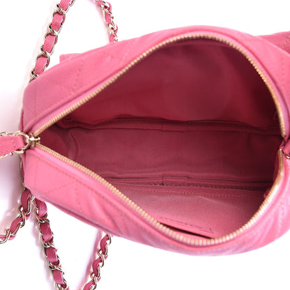 Chanel Caviar Quilted CC Day Camera Case Pink 5 of 10