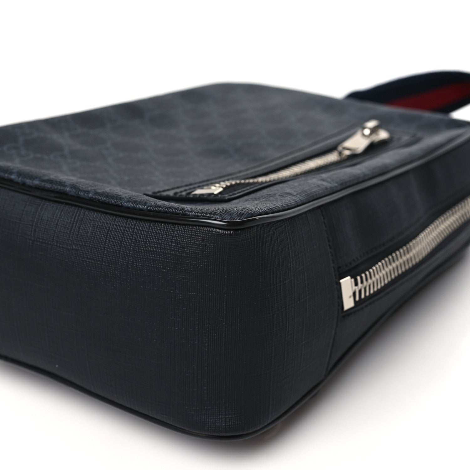Gucci GG Supreme Monogram Web Belt Bag Black Grey 10 of 10