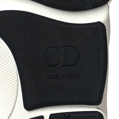 Christian Dior Technical Mesh Calfskin Mens B22 Sneakers 42 Silver Blue White 7 of 9