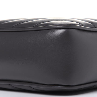 Saint Laurent Calfskin Matelasse Monogram Lou Camera Bag Asphalt 9 of 11
