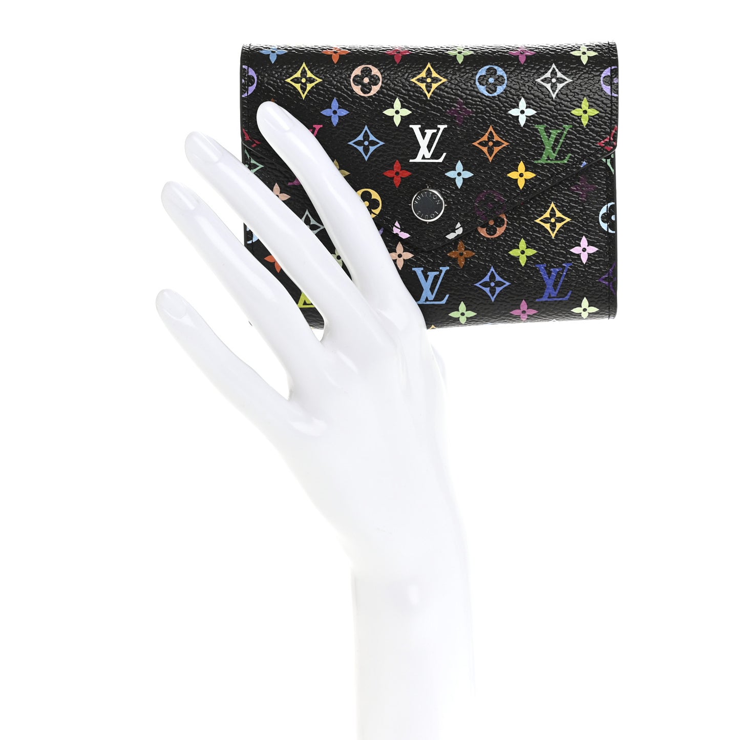 LV x TM Monogram Multicolor Victorine Wallet Black