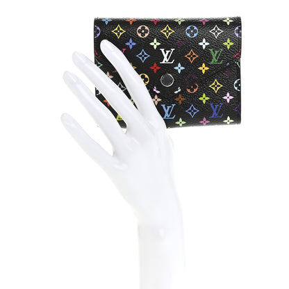 Louis Vuitton LV x TM Monogram Multicolor Victorine Wallet Black 2 of 6
