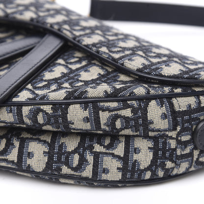 Christian Dior Oblique Saddle Bag Blue 9 of 9