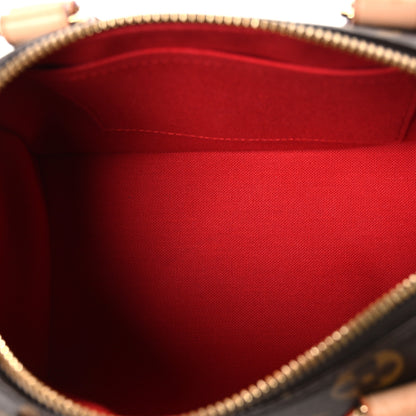 Louis Vuitton Monogram Speedy Bandouliere 20 Black 4 of 10