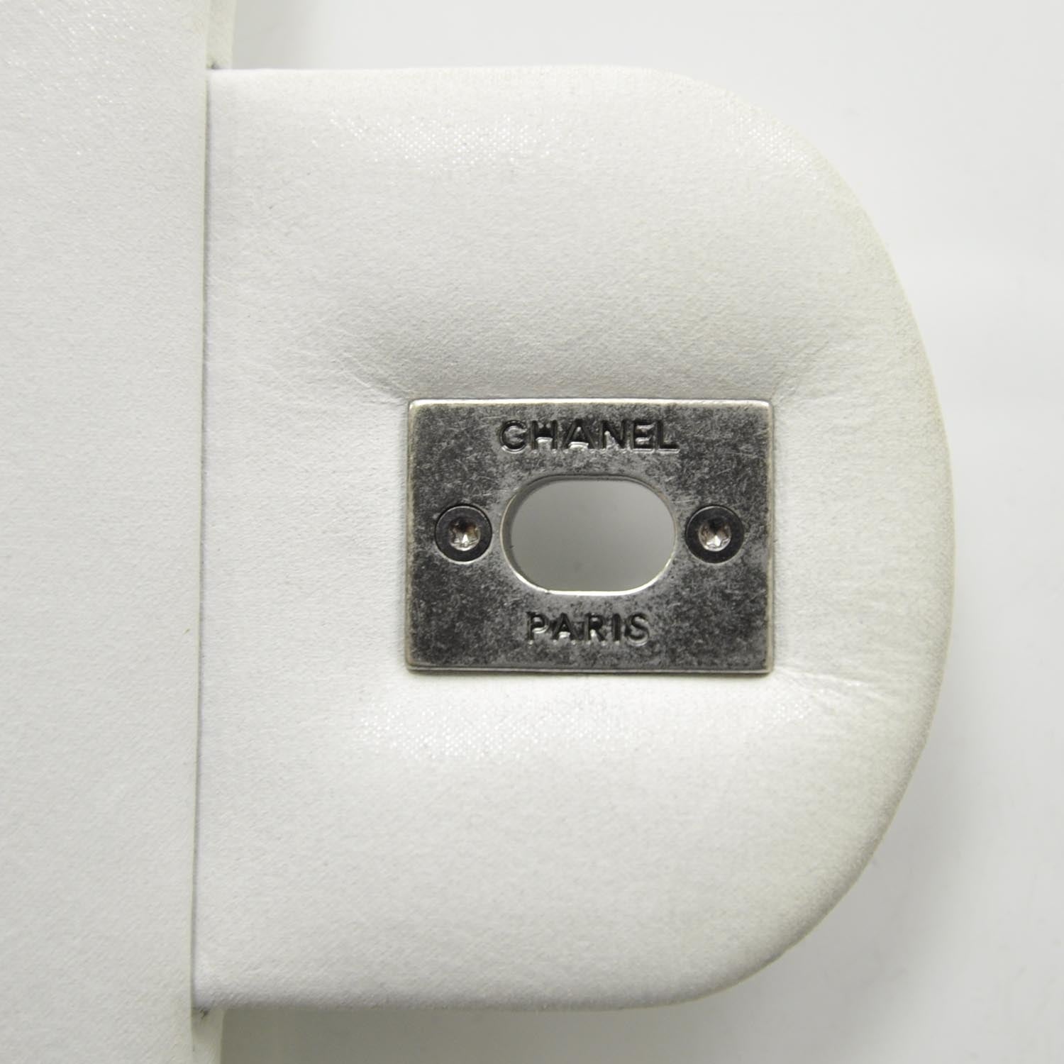Chanel Iridescent Calfskin Chic Quilt Flap White 9 of 9