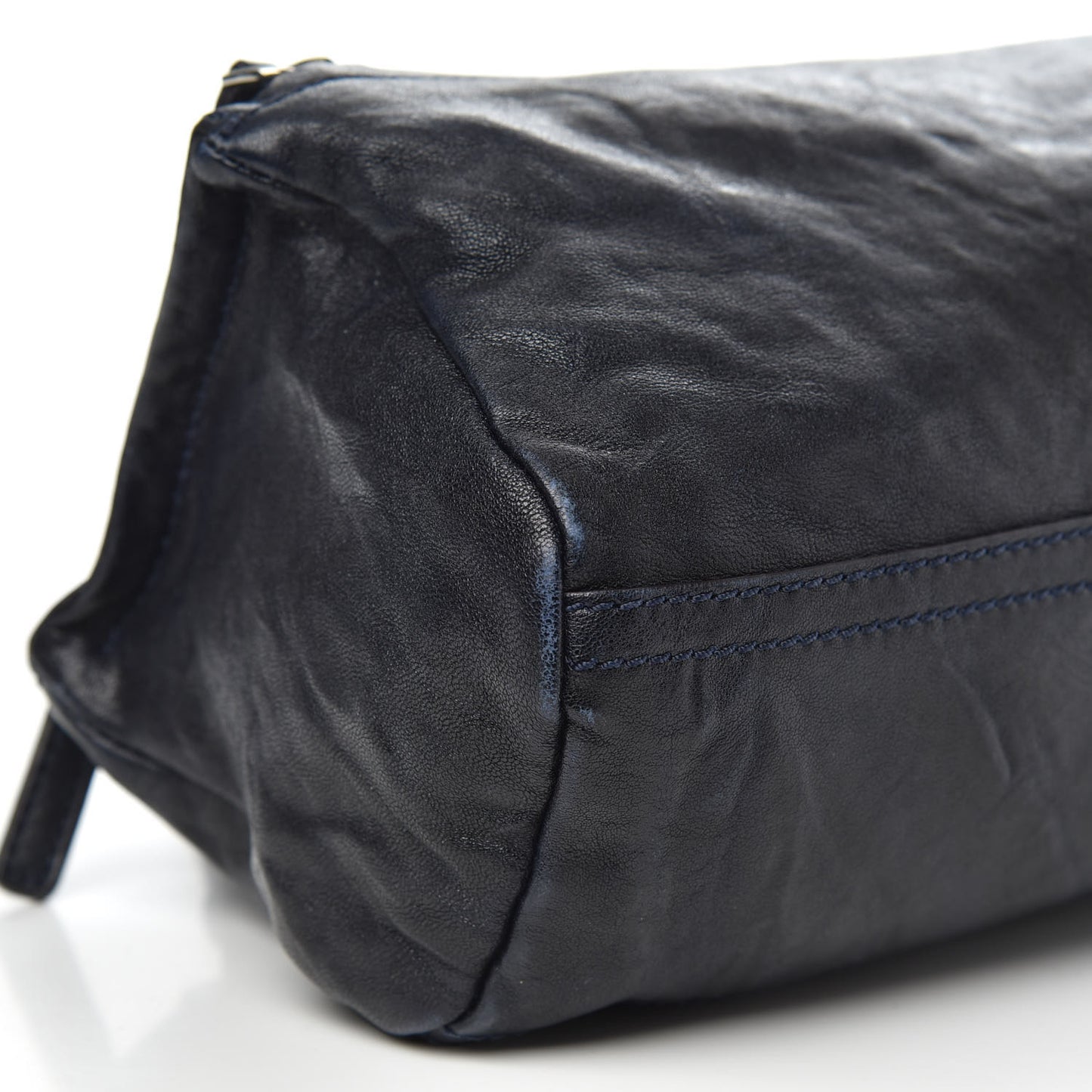Tumbled Sheepskin Small Pandora Navy