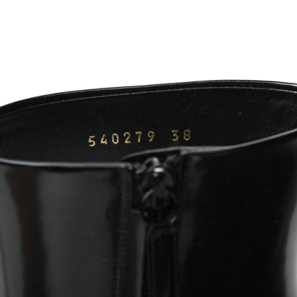Balenciaga Brushed Calfskin Ankle Boots 38 Black 7 of 7