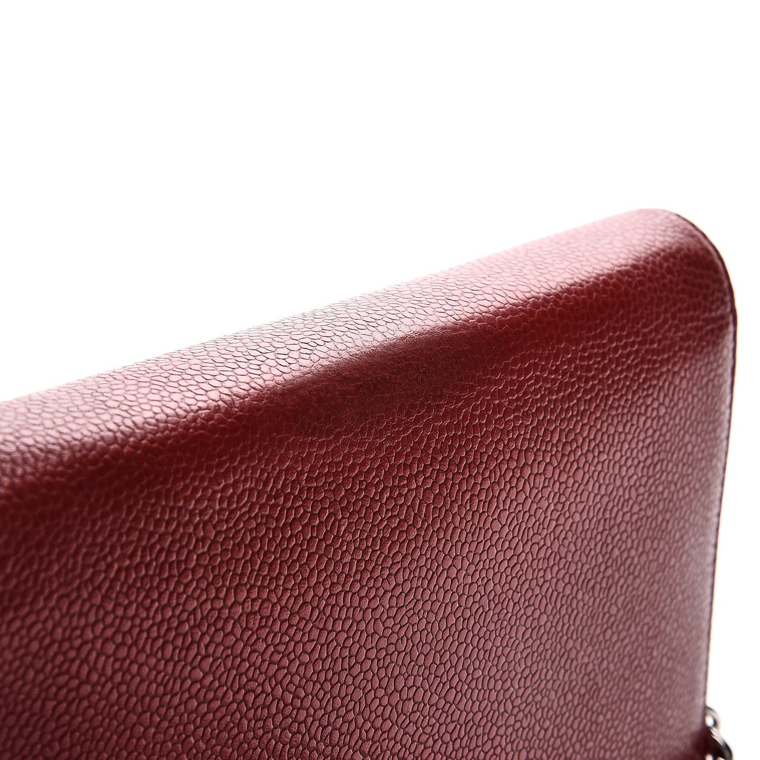 Chanel Caviar Timeless CC Wallet On Chain WOC Red 11 of 11