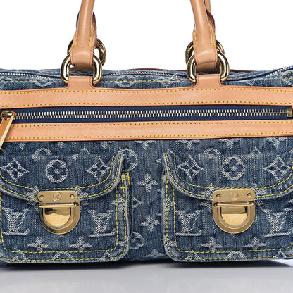 Louis Vuitton Monogram Denim Neo Speedy Blue 9 of 9