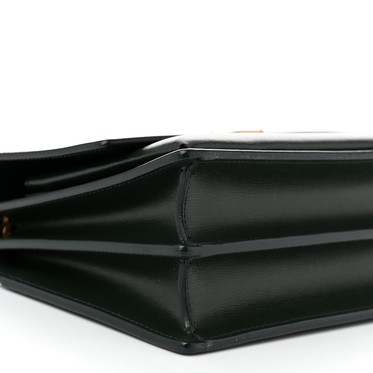 Smooth Calfskin Medium Monogram Sunset Satchel Vert Kaki