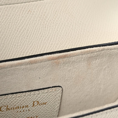 Christian Dior Grained Calfskin Mini Saddle Bag With Strap White 10 of 11