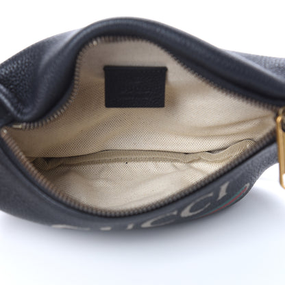 Gucci Grained Calfskin Small Logo Belt Bag Black 5 of 10