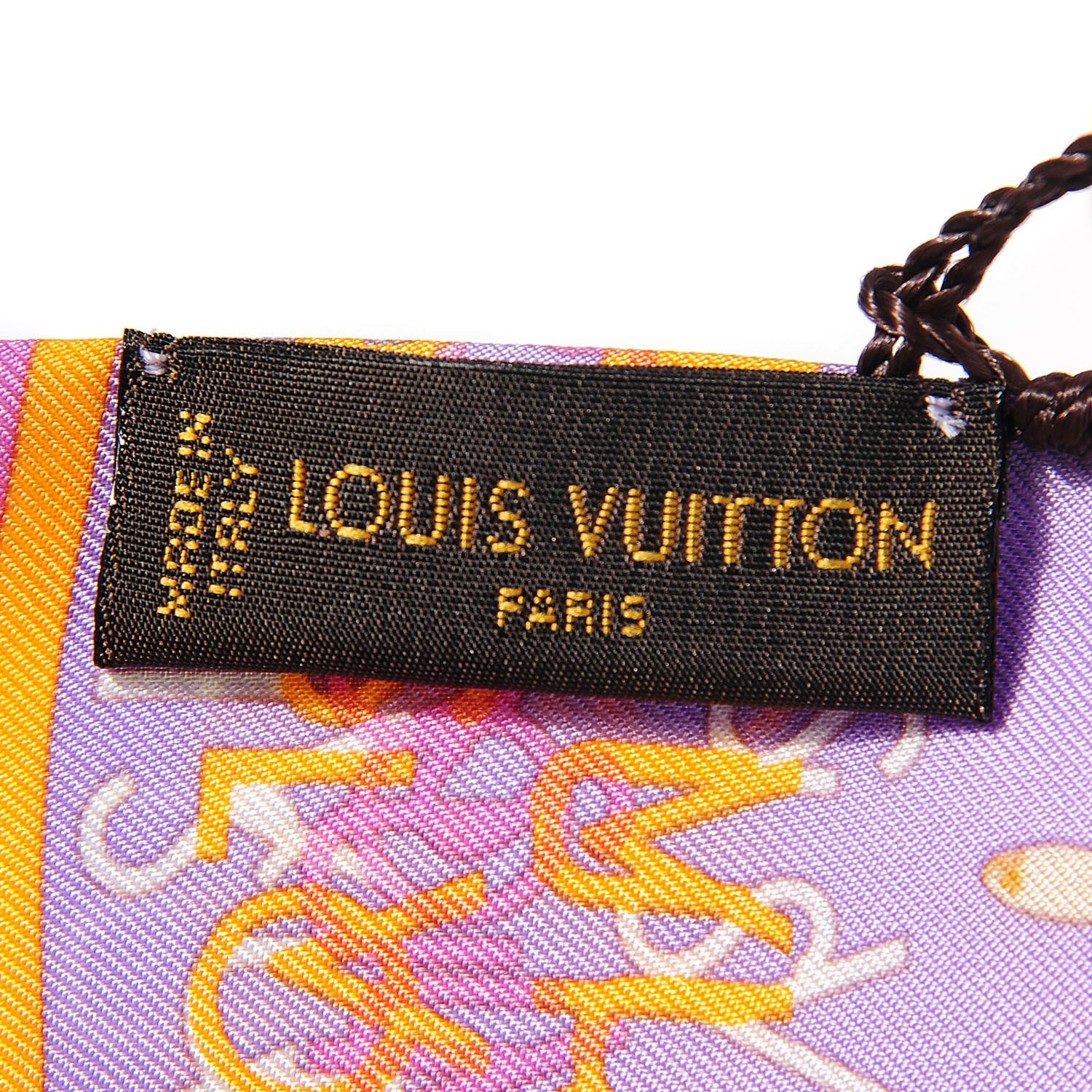 Louis Vuitton Silk Monogram Map Bandeau Lilac 3 of 5