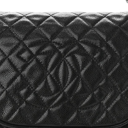 Chanel Caviar Quilted Timeless Accordion Flap Black 6 of 12