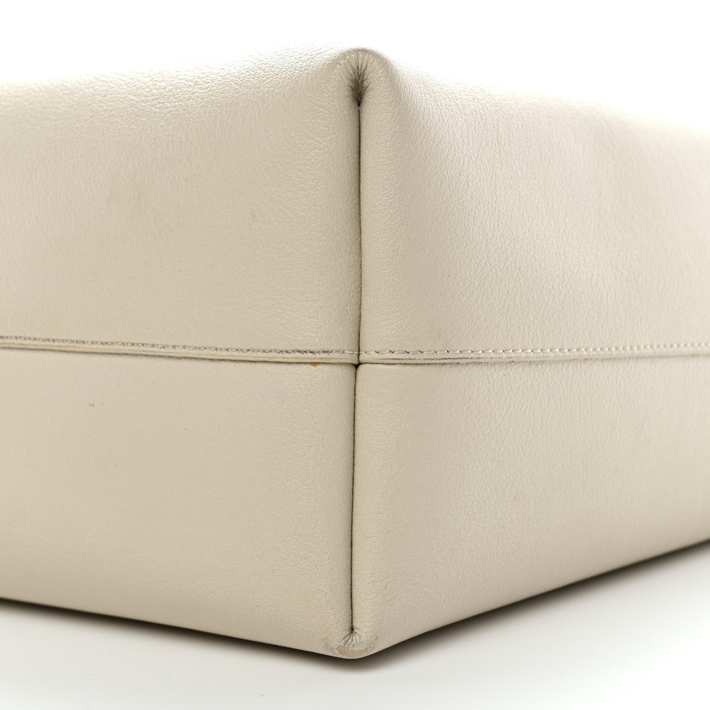 Calfskin Large Shopping Tote Porcellana