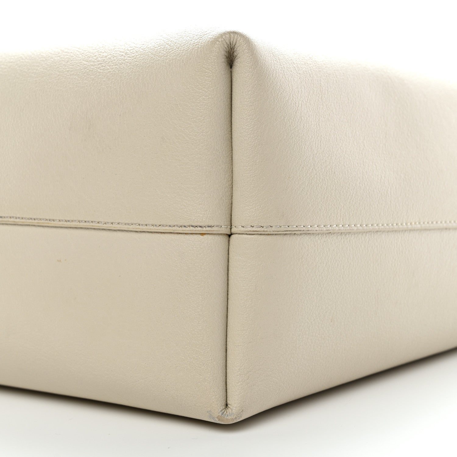 Saint Laurent Calfskin Large Shopping Tote Porcellana 17 of 19