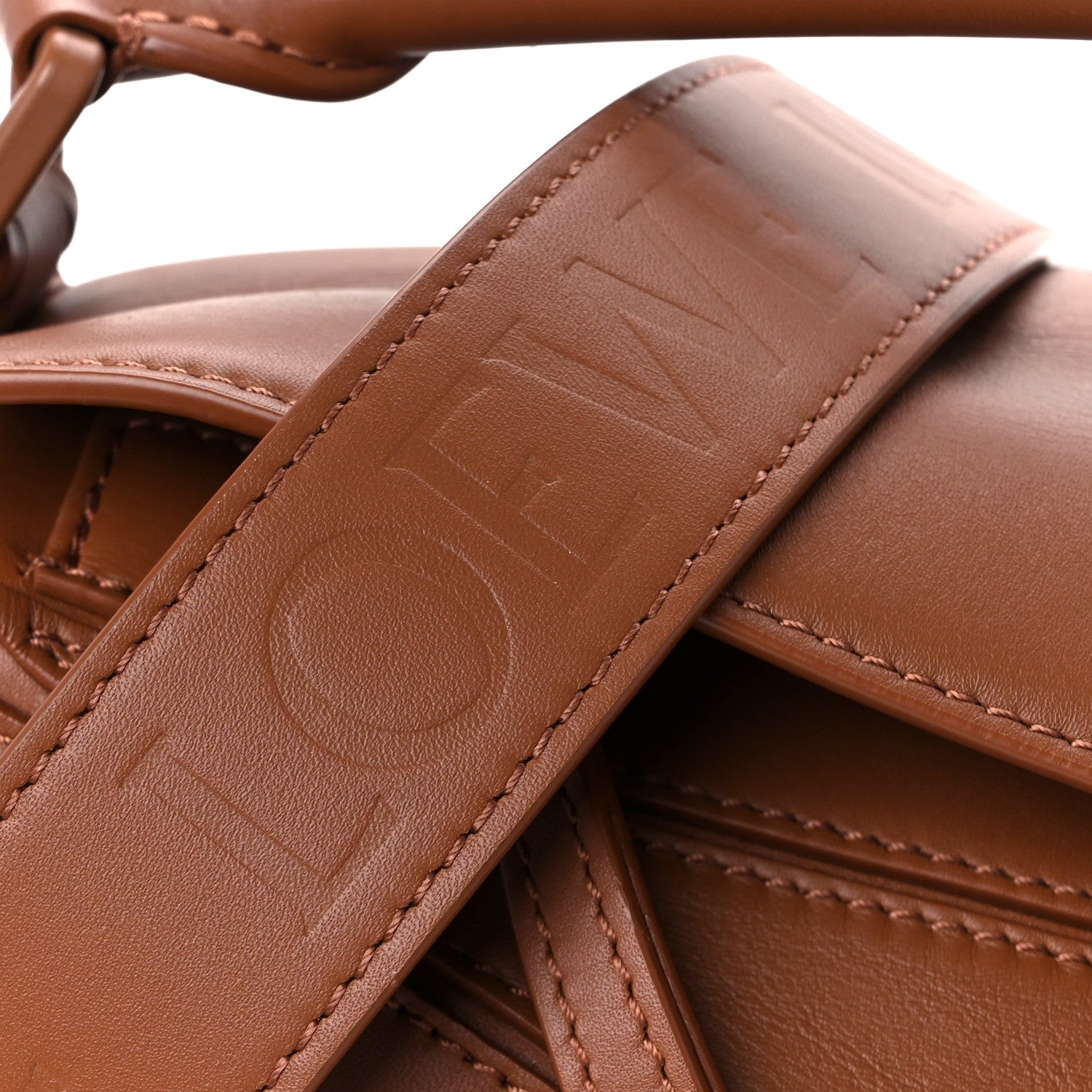 Loewe Satin Calfskin Small Puzzle Bag Pecan 9 of 12
