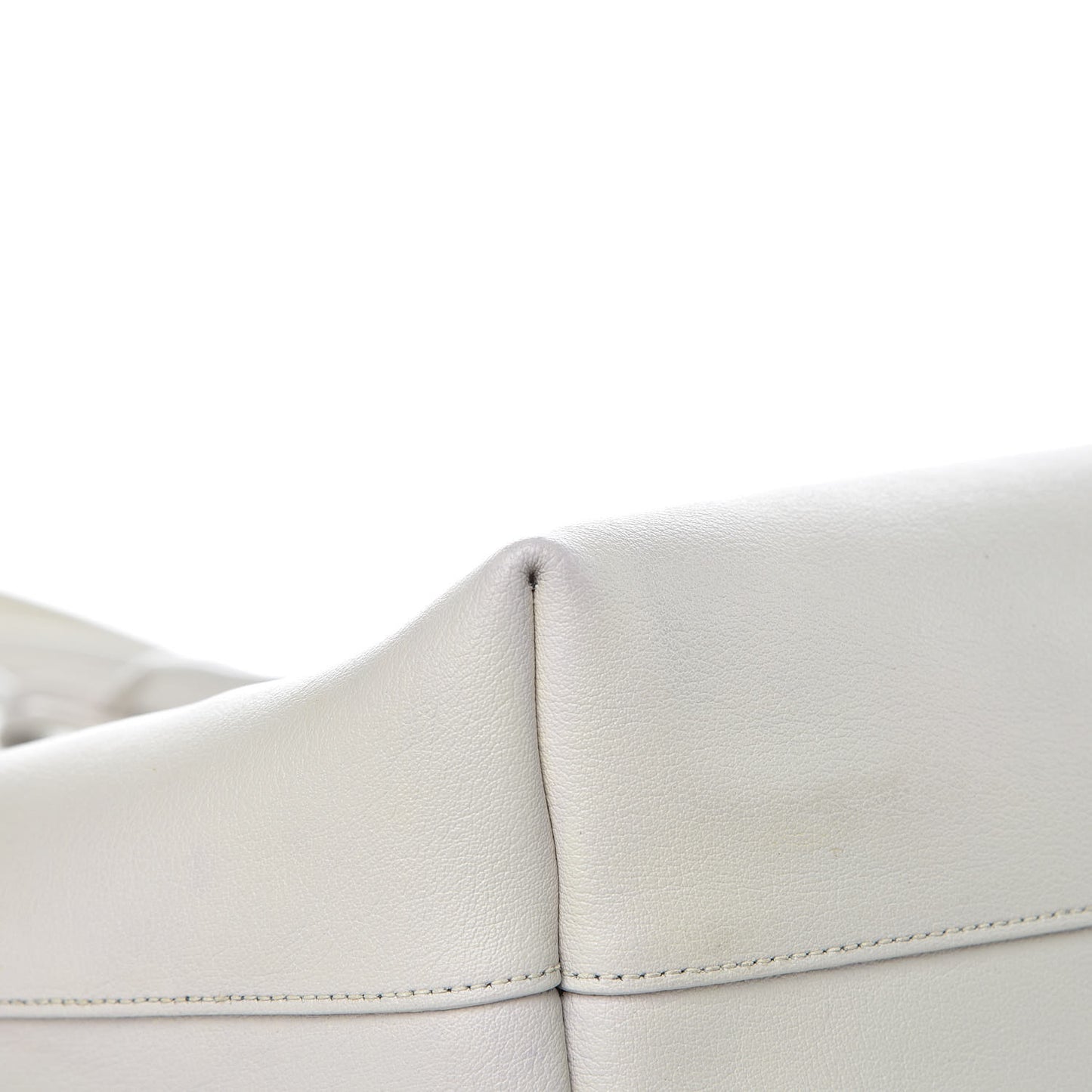 Calfskin Large Shopping Tote Porcellana
