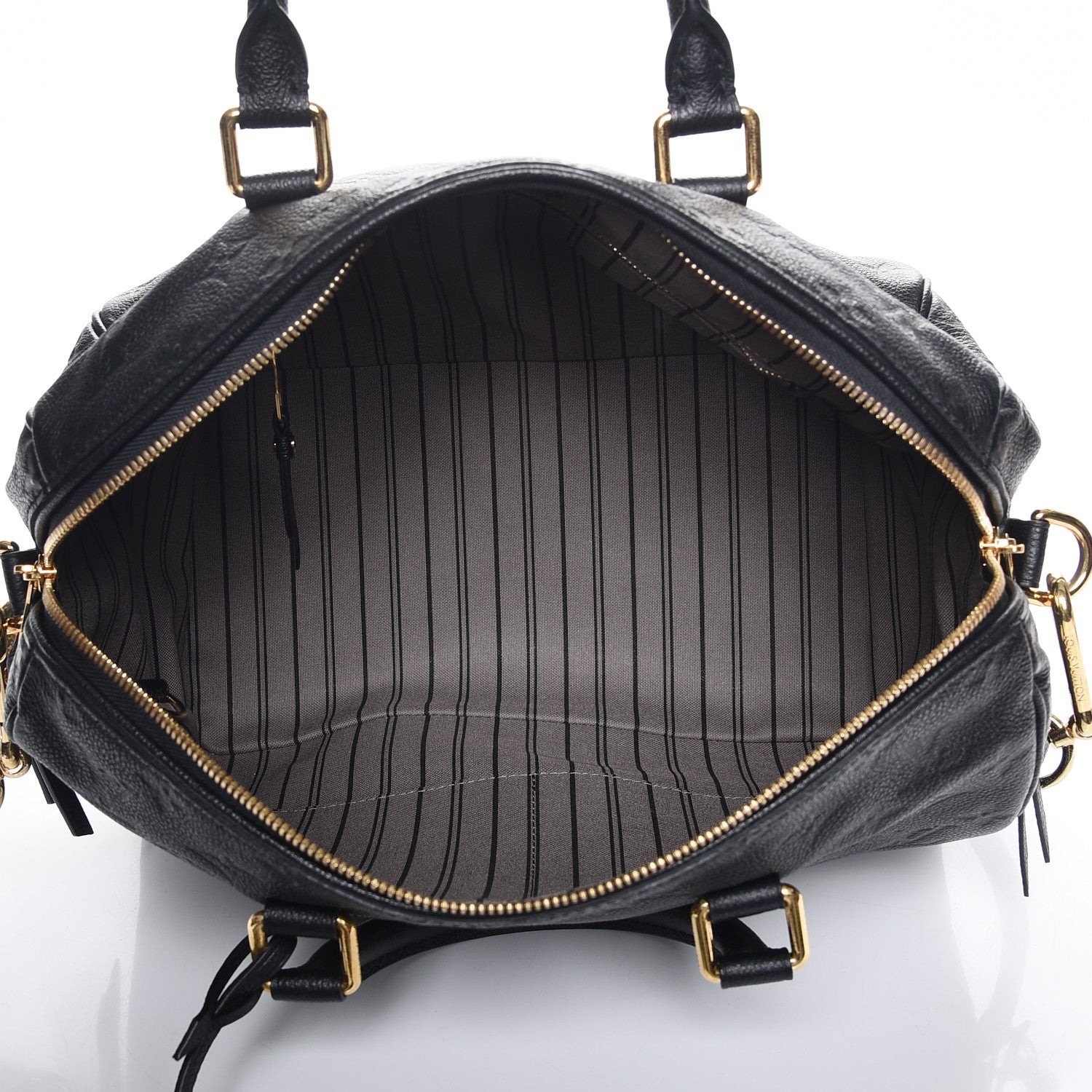 Louis Vuitton Empreinte Speedy Bandouliere 30 Black 6 of 8