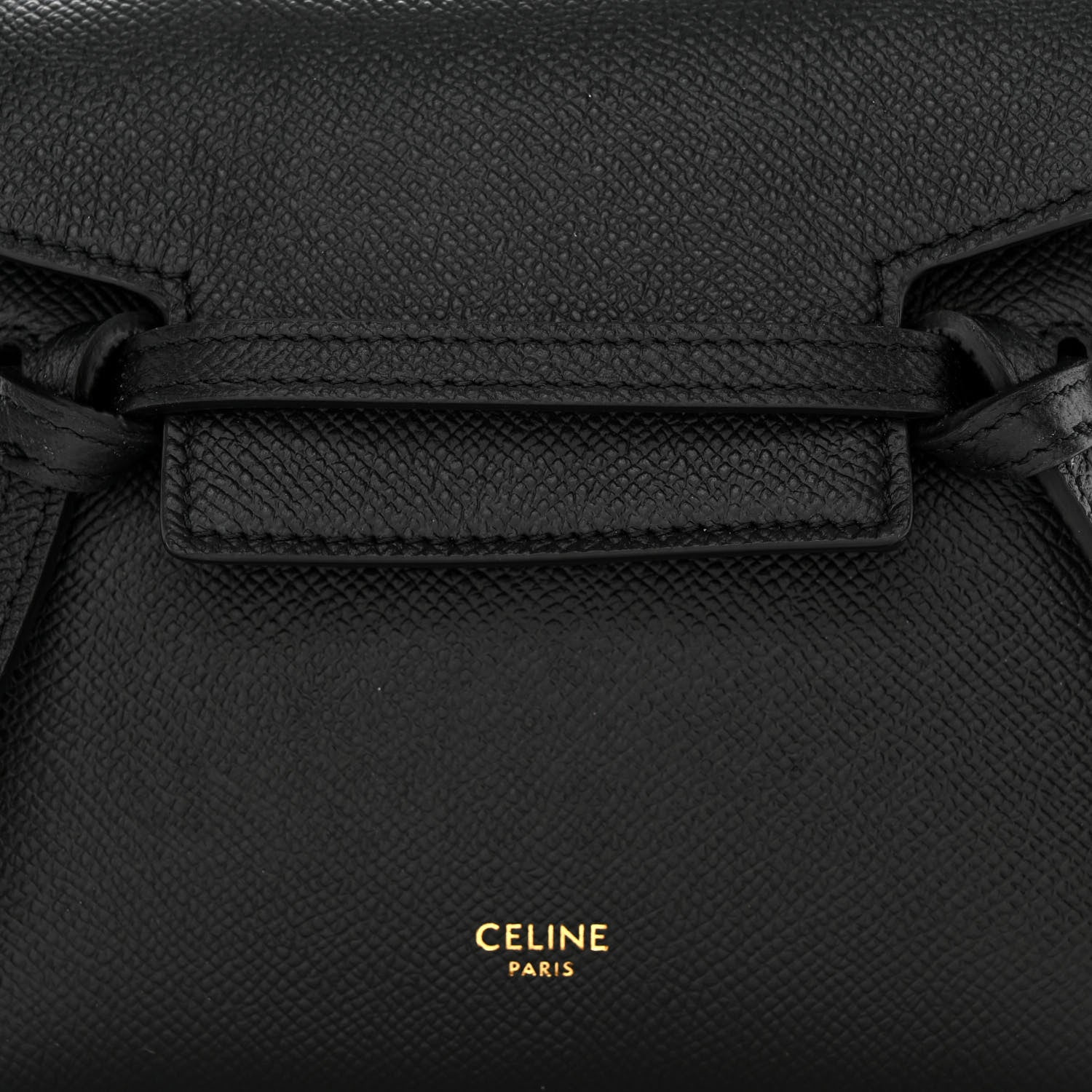 Celine Grained Calfskin Pico Belt Bag Black 8 of 10